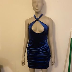 Costumed blue dress
